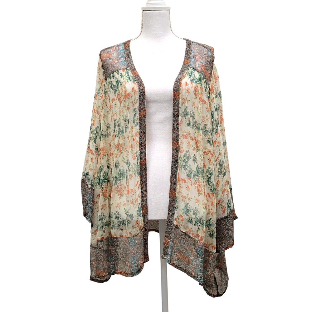 Sundance Kimono Top XL Sheer Boho